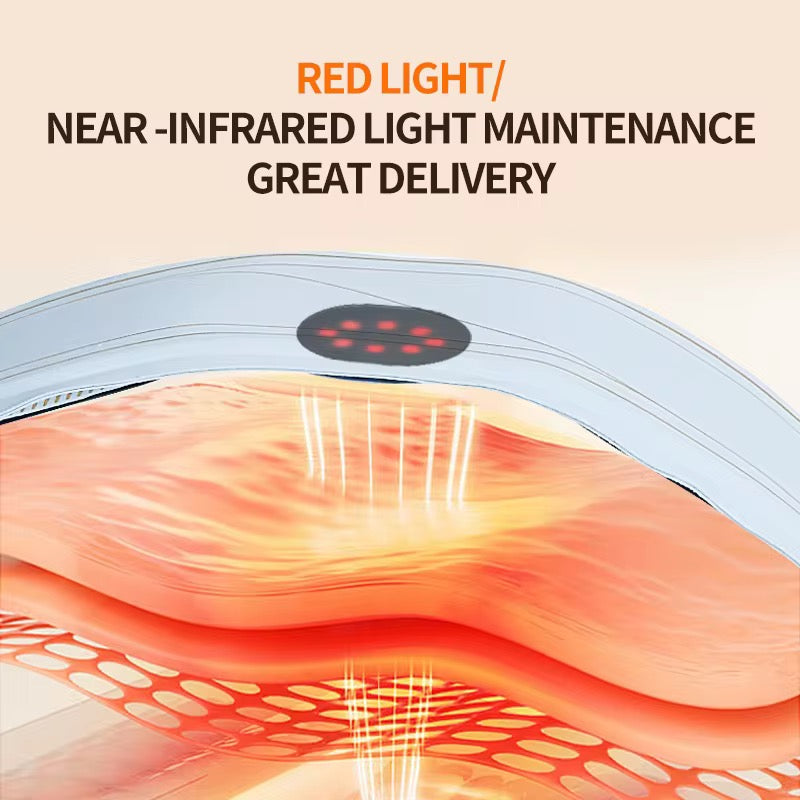 EMS massagebælte - 6-Zoners Lændemassage med  Lys Terapi