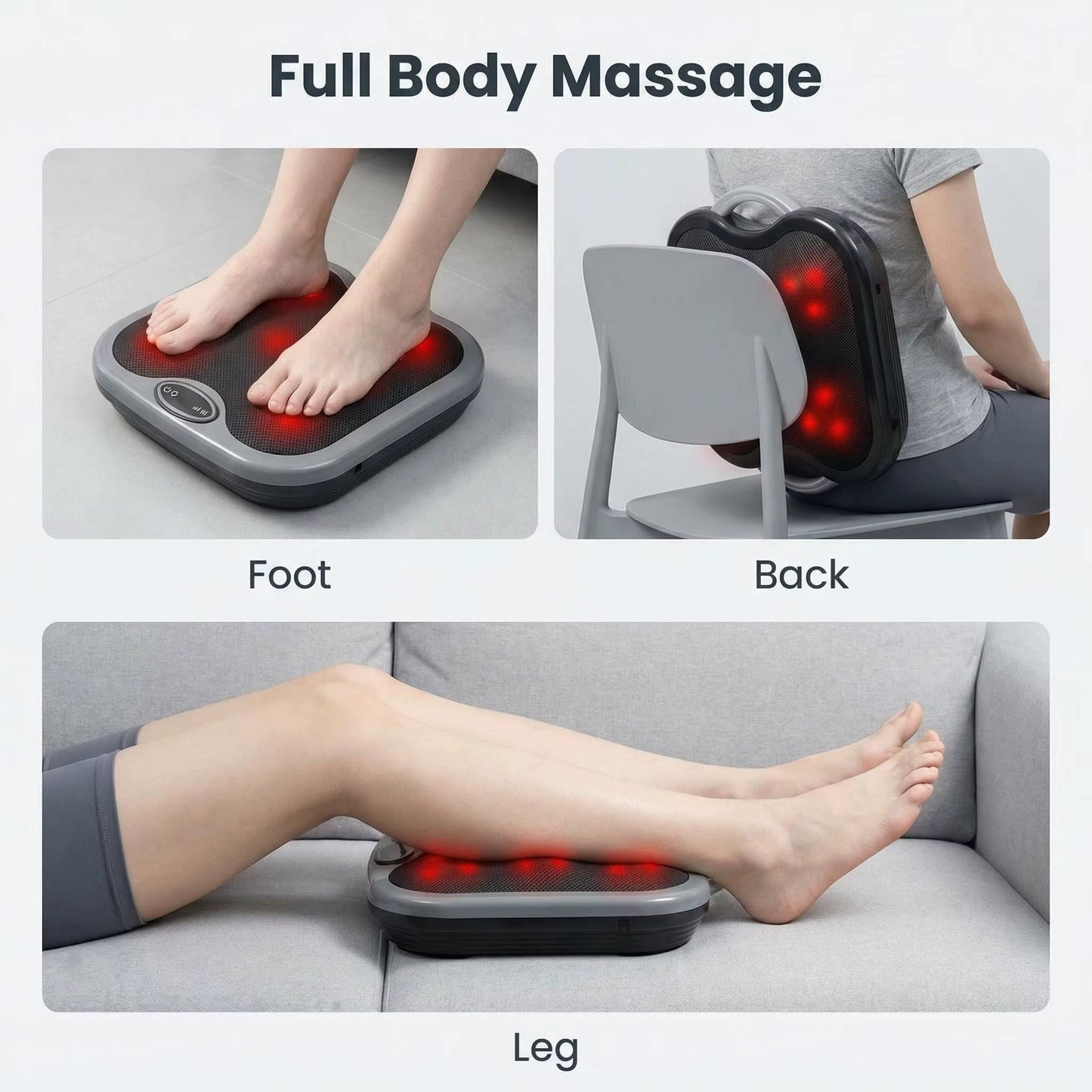 TeraWave Foot Massager – avanceret fodmassage med varme & energiteknologi  - levering start september